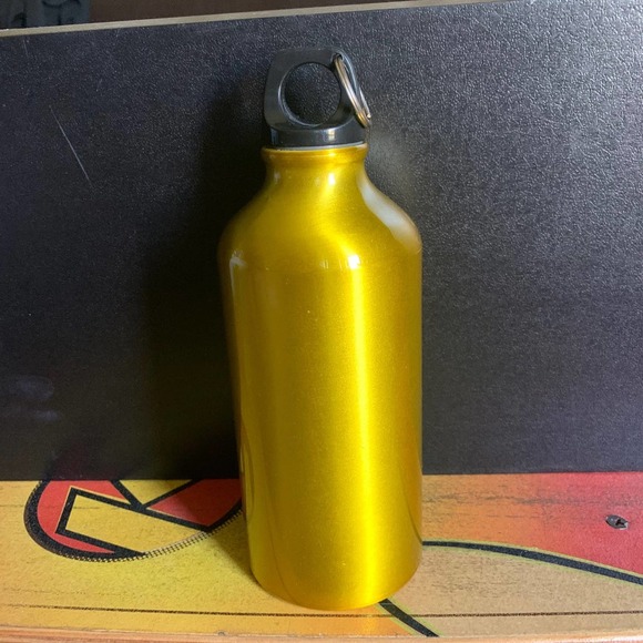 WWF 16oz Panda Tumbler Gold Aluminum Travel Mug World Wildlife Foundation WWE - Picture 2 of 6